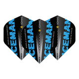 Hardcore Ionic Iceman World Champion Blue Edition Standard Dart Flights by Red Dragon