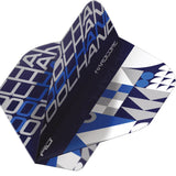 Hardcore Cool Hand Stack Black & Blue Standard Dart Flights by Red Dragon