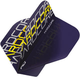 Hardcore XT Radical Yellow Triple Standard Dart Flights by Red Dragon