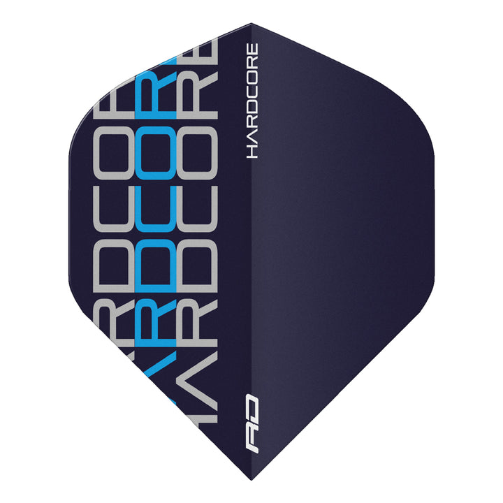 Hardcore XT Radical Blue Triple Standard Dart Flights by Red Dragon
