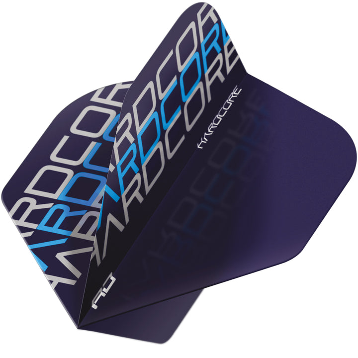 Hardcore XT Radical Blue Triple Standard Dart Flights by Red Dragon