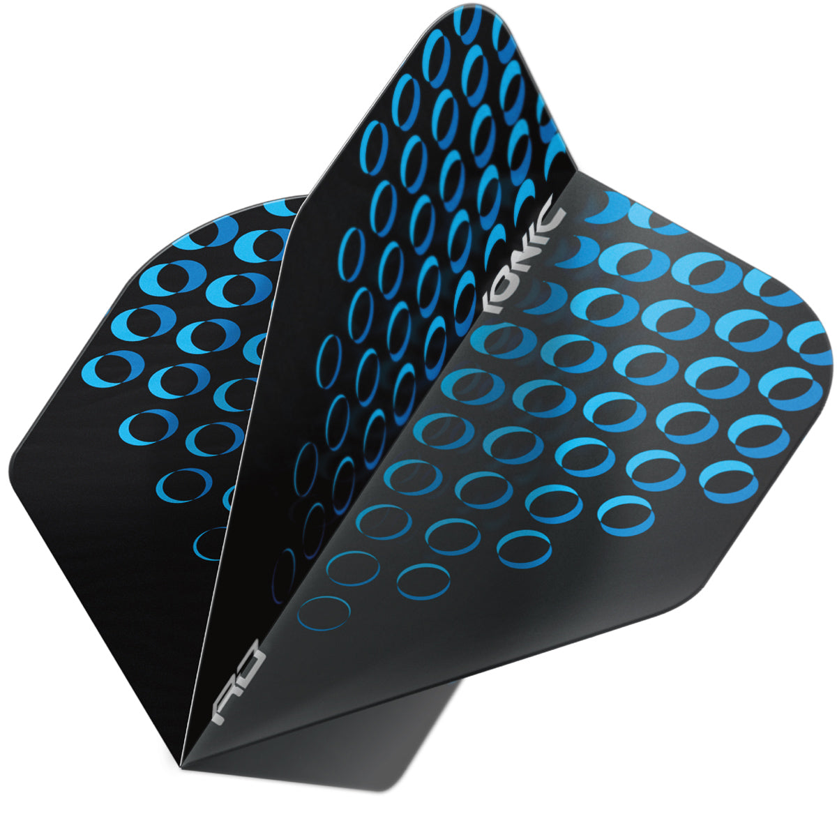 Hardcore Ionic Blue Circles Standard Dart Flights by Red Dragon
