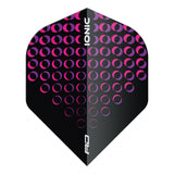 Hardcore Ionic Pink Circles Standard Dart Flights by Red Dragon