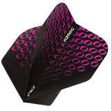 Hardcore Ionic Pink Circles Standard Dart Flights by Red Dragon