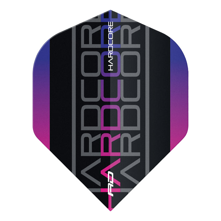Hardcore XT Purple Triple Standard Dart Flights by Red Dragon