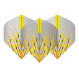 Hardcore Snakebite Yellow Mohawk Standard Dart Flights by Red Dragon