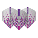 Hardcore Snakebite Purple Mohawk Standard Dart Flights by Red Dragon