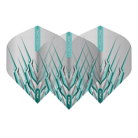Hardcore Snakebite Light Blue Mohawk Standard Dart Flights by Red Dragon