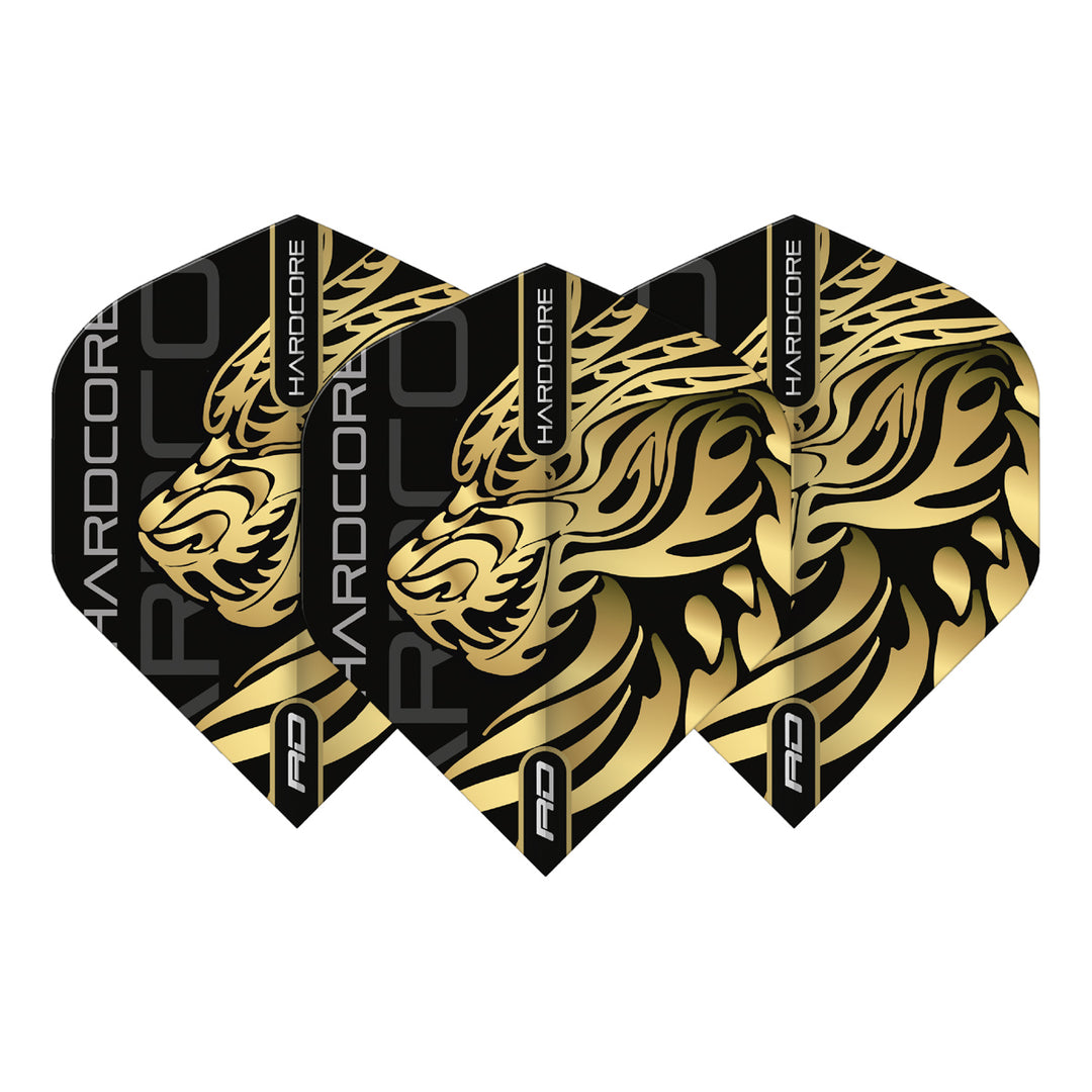 Hardcore Jonny Clayton Gold Dragon Standard Dart Flights by Red Dragon