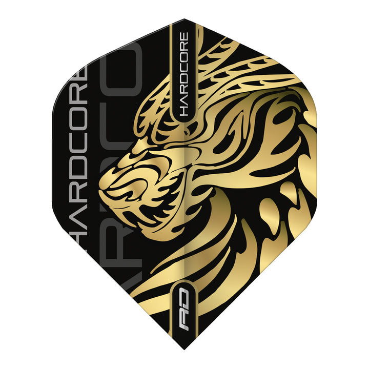 Hardcore Jonny Clayton Gold Dragon Standard Dart Flights by Red Dragon