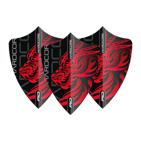 Hardcore Jonny Clayton Dragon Freestyle Dart Flights by Red Dragon