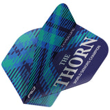 Hardcore Rob Thornton World Seniors Blue Standard Dart Flights by Red Dragon