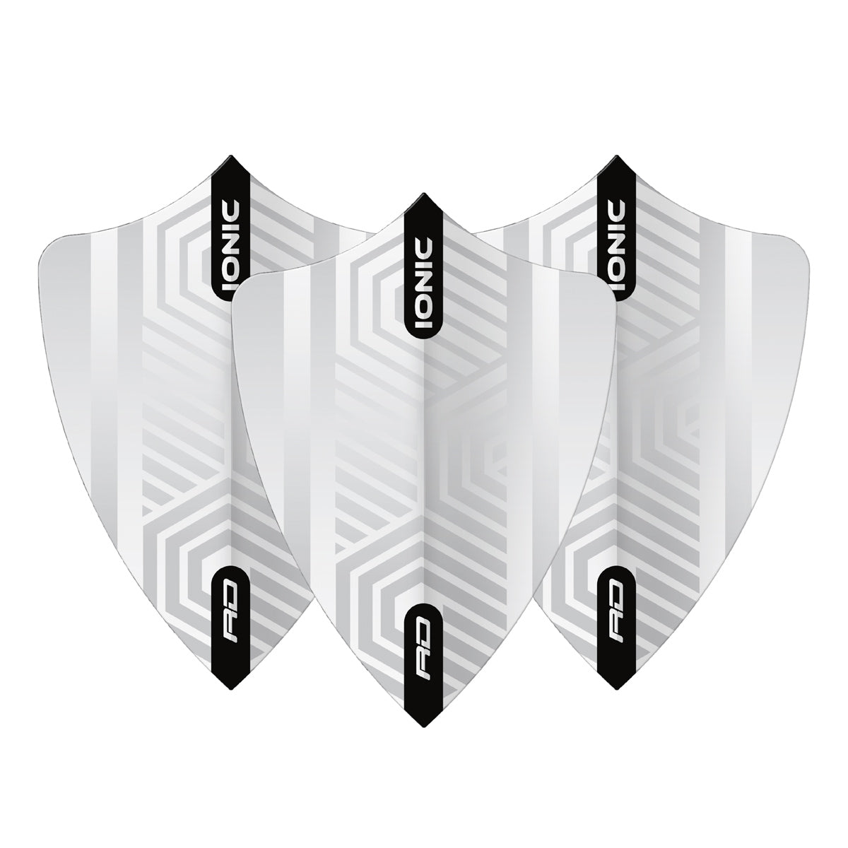 Hardcore White Freestyle Dart Flights by Red Dragon