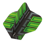 Hardcore Radical Black & Green Blocks Standard Dart Flights by Red Dragon
