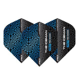Hardcore Premium Gerwyn Price Blue & Black Standard Dart Flights by Red Dragon