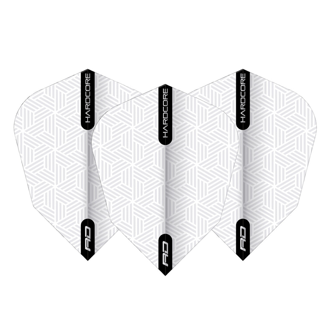 White V-Standard Dart Flights by Red Dragon