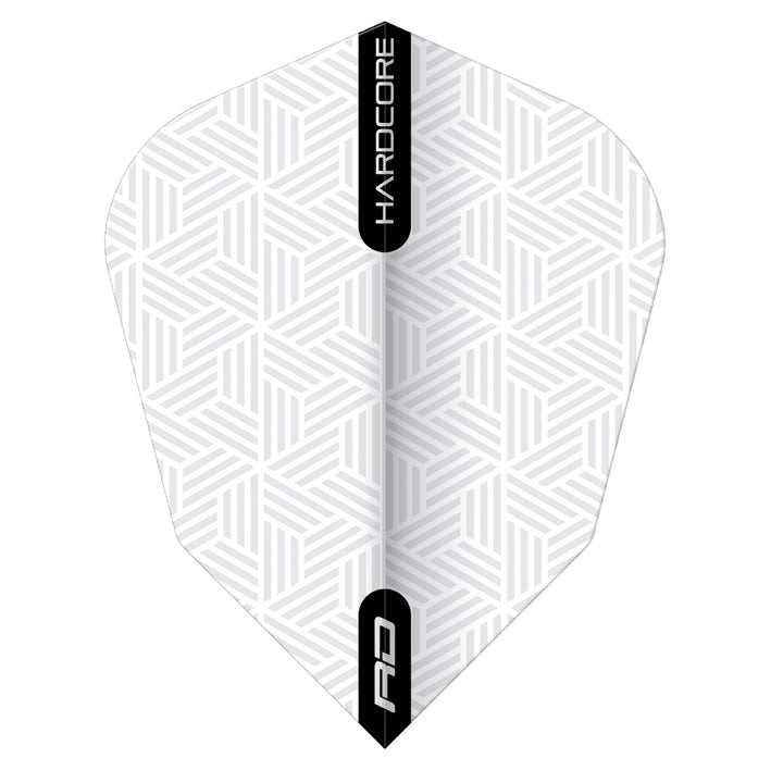 White V-Standard Dart Flights by Red Dragon