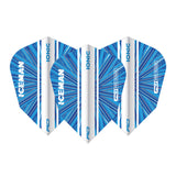 Hardcore Ionic Gerwyn Price Blue Burst V Standard Flights V-Standard Dart Flights by Red Dragon