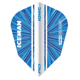 Hardcore Ionic Gerwyn Price Blue Burst V Standard Flights V-Standard Dart Flights by Red Dragon