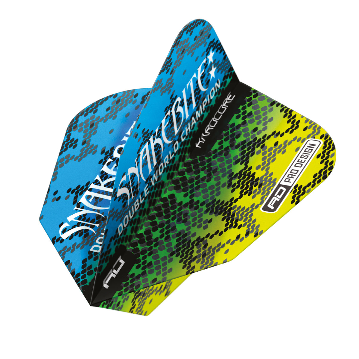 V Standard Snakebite Multi Snakeskin Red V-Standard Dart Flights by Red Dragon