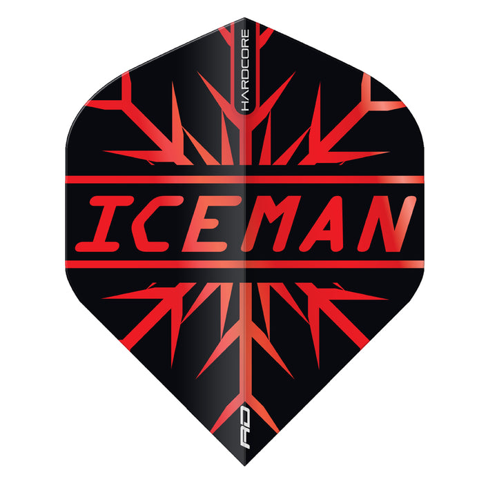 Gerwyn Price Red Hardcore Premium Standard Dart Flights by Red Dragon