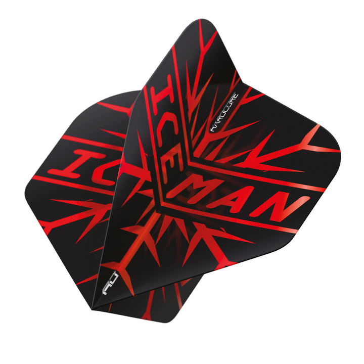 Gerwyn Price Red Hardcore Premium Standard Dart Flights by Red Dragon