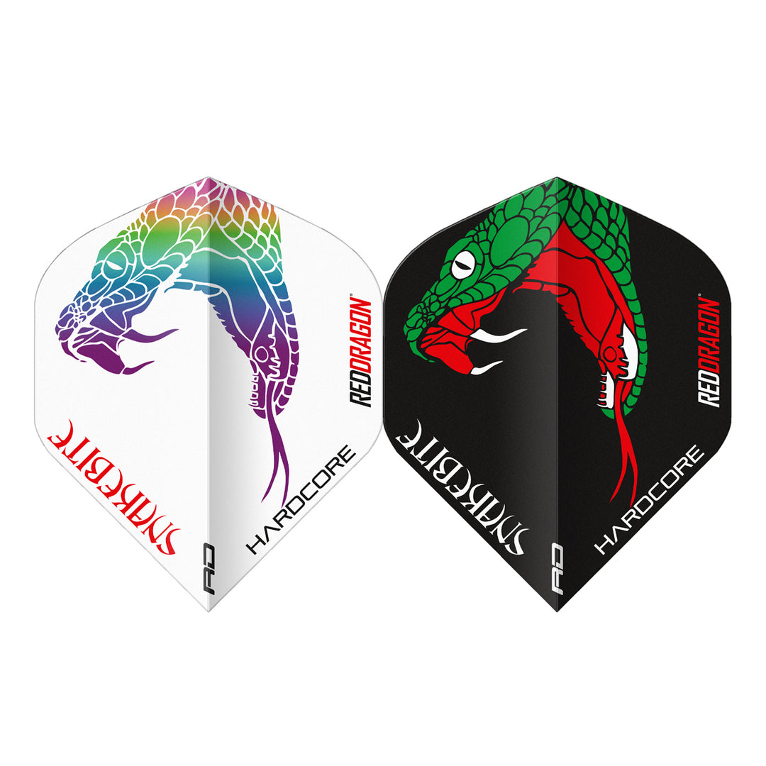 Peter Wright Black & White Yin Yang Standard Dart Flights by Red Dragon