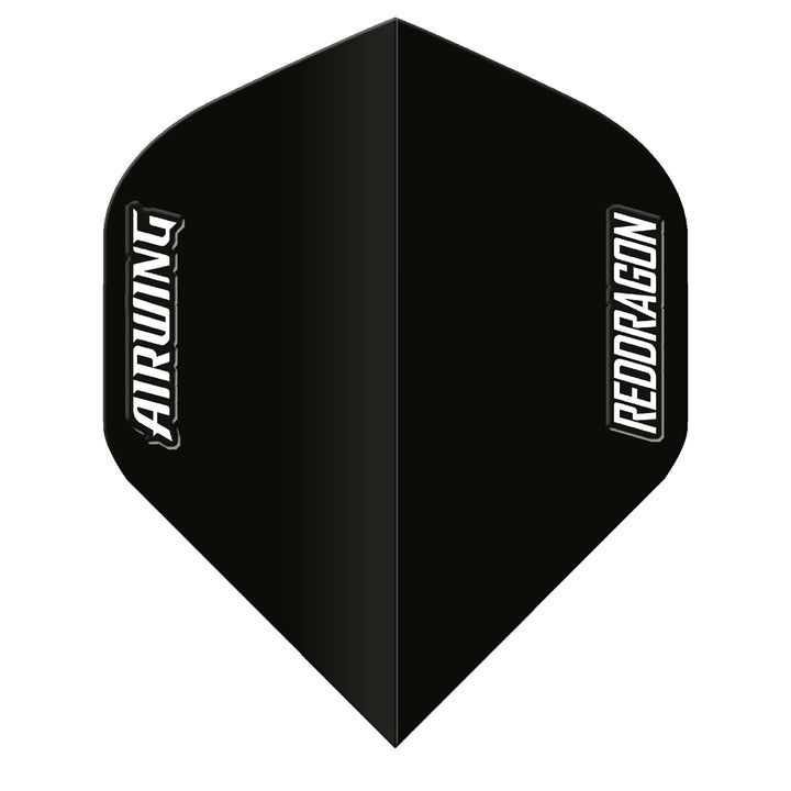 Airwing Black Standard Dart Flights by Red Dragon