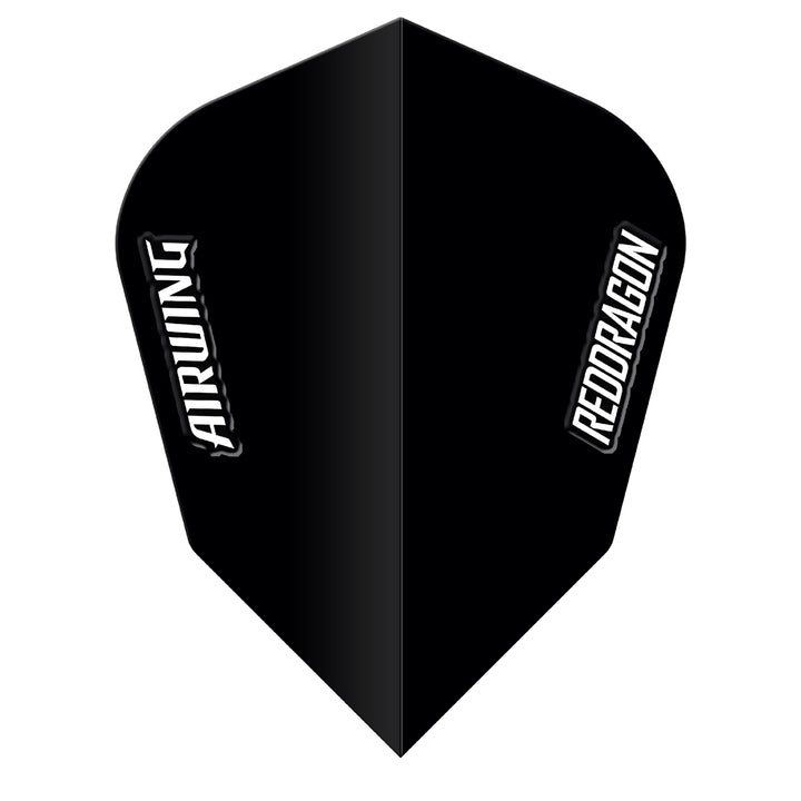 Airwing Black V-Standard Dart Flights by Red Dragon