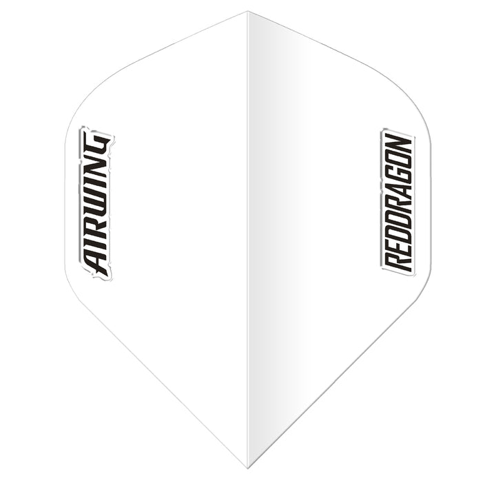 Airwing White Standard Dart Flights by Red Dragon