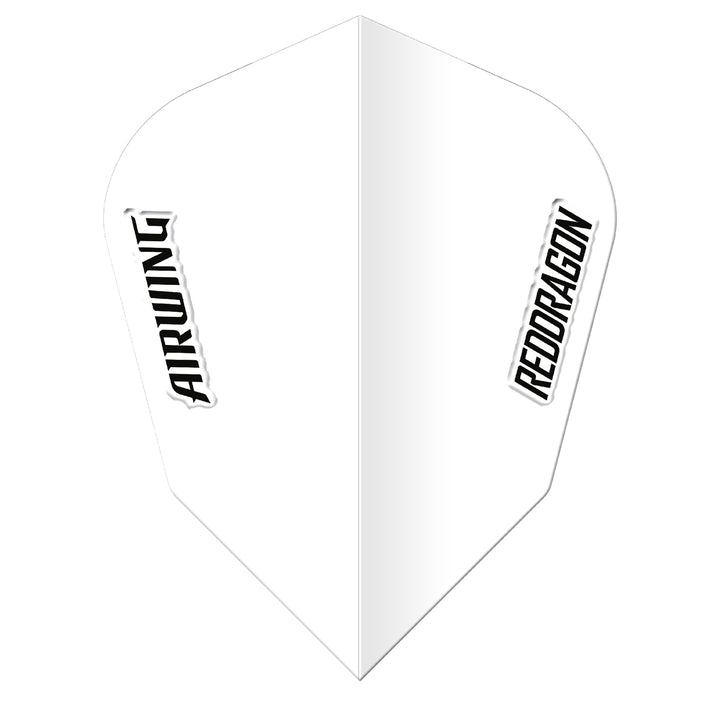 Airwing White V-Standard Dart Flights by Red Dragon