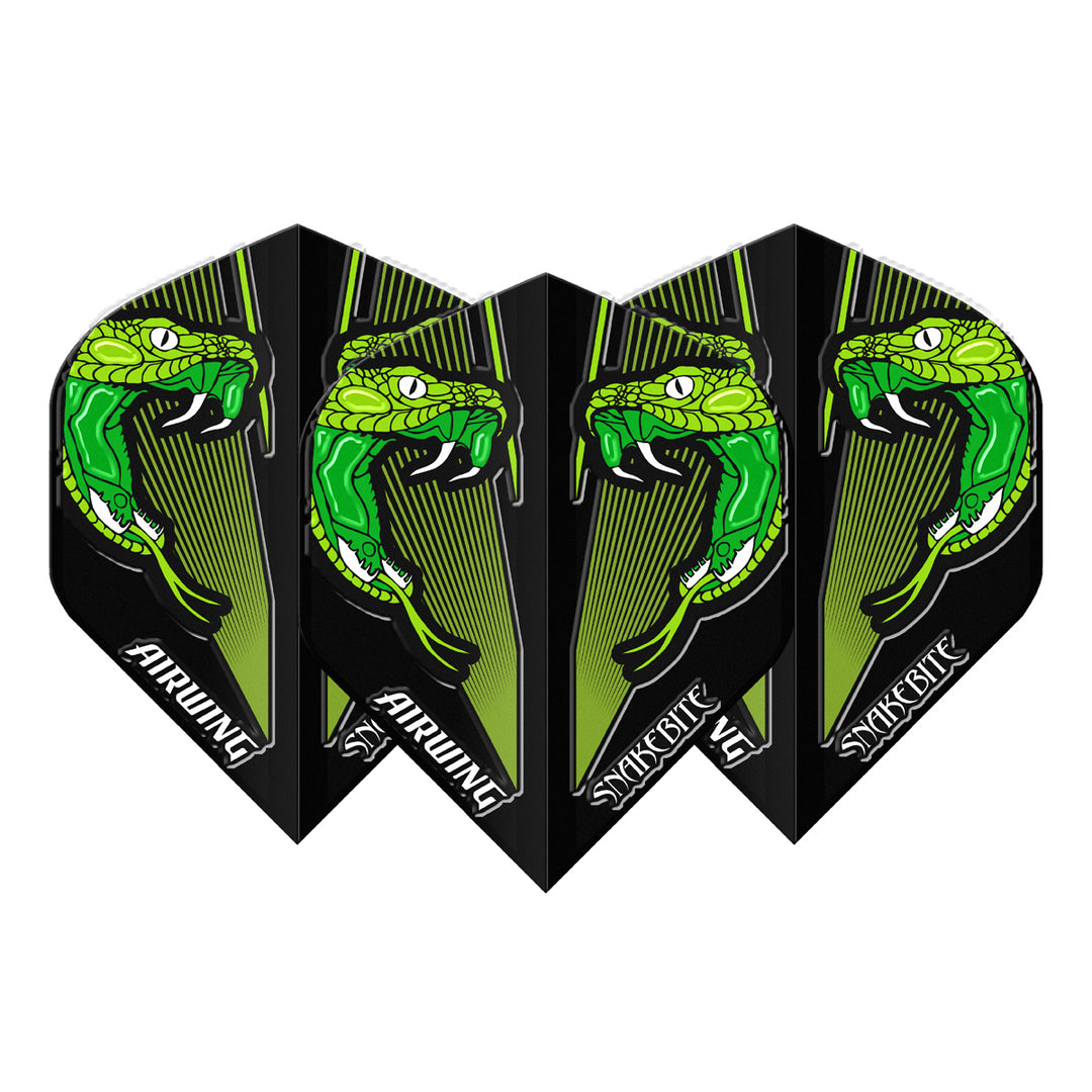 Airwing Peter Wright Green V-Standard Dart Flights by Red Dragon