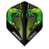 Airwing Peter Wright Green V-Standard Dart Flights by Red Dragon