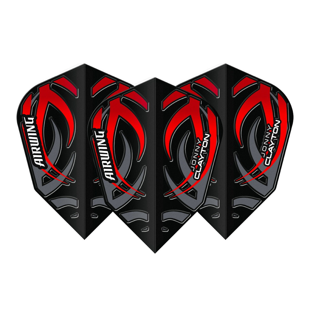 Airwing Jonny Clayton Red V-Standard Dart Flights by Red Dragon