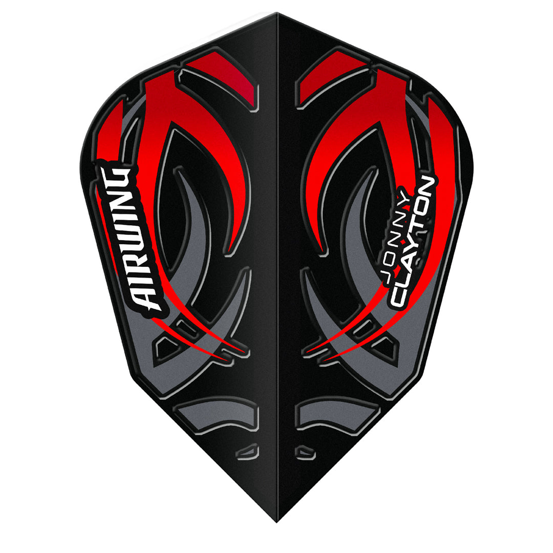 Airwing Jonny Clayton Red V-Standard Dart Flights by Red Dragon