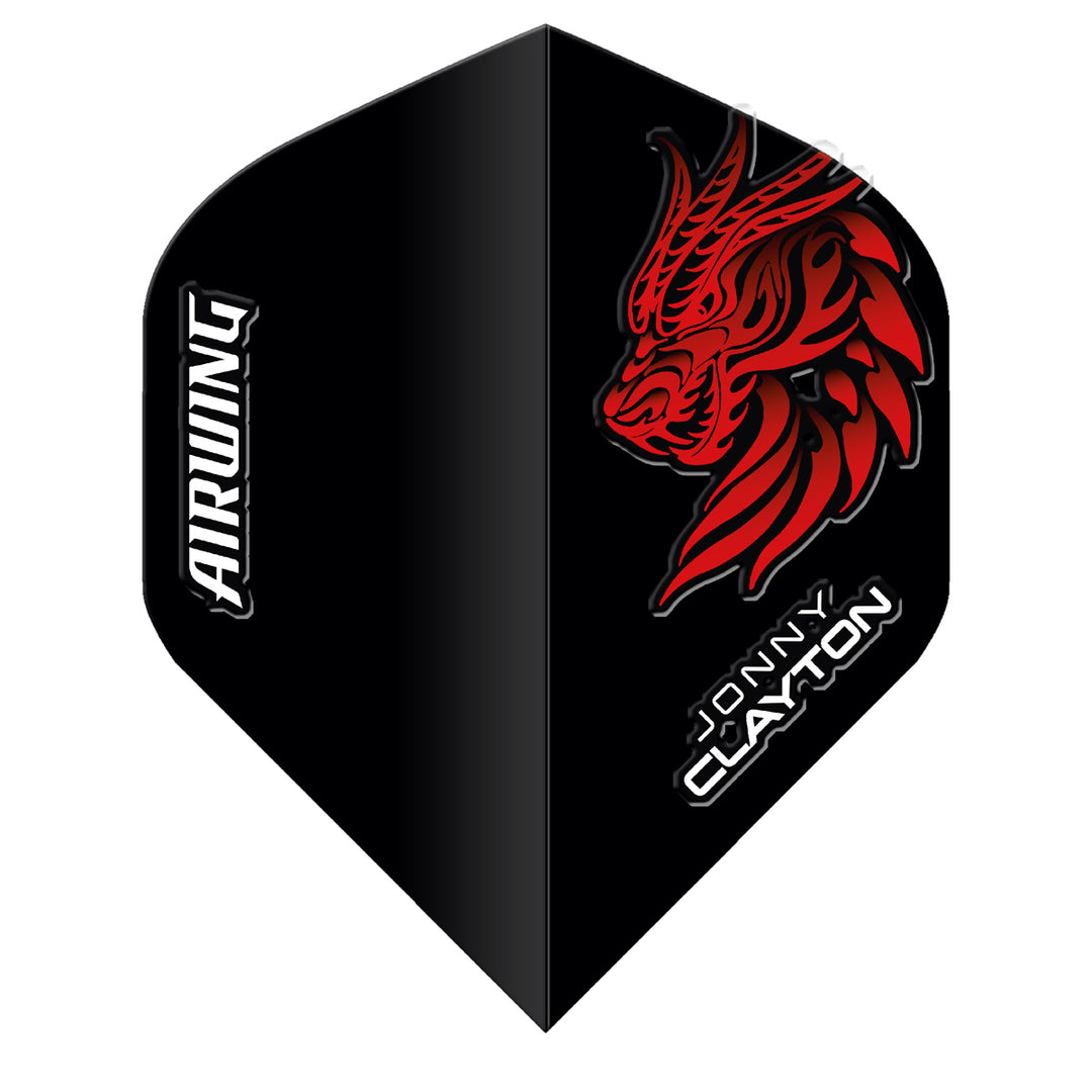 Airwing Jonny Clayton Dragon Standard Dart Flights by Red Dragon