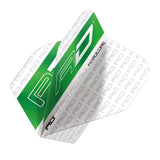 Hardcore XT White & Green RD Standard Dart Flights by Red Dragon