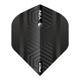 Yin Yang Red & Black Standard Dart Flights by Red Dragon