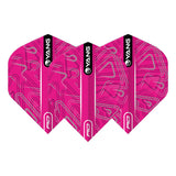 Yin Yang Pink & Black Standard Dart Flights by Red Dragon