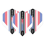 Yin Yang Red, White & Blue Standard Dart Flights by Red Dragon