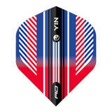 Yin Yang Red, White & Blue Standard Dart Flights by Red Dragon