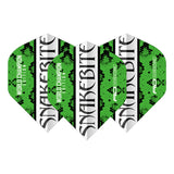 Peter Wright Green & White Yin Yang Standard Dart Flights by Red Dragon