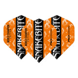 Peter Wright Orange & Black Yin Yang Standard Dart Flights by Red Dragon