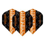 Peter Wright Orange & Black Yin Yang Standard Dart Flights by Red Dragon