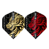 Jonny Clayton Gold & Red Yin Yang Standard Dart Flights by Red Dragon