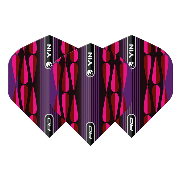 Yin Yang Pink & Green Standard Dart Flights by Red Dragon