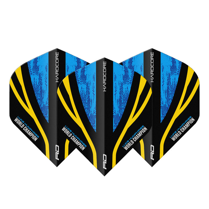 Luke Humphries WC Hardcore Standard Dart Flights by Red Dragon