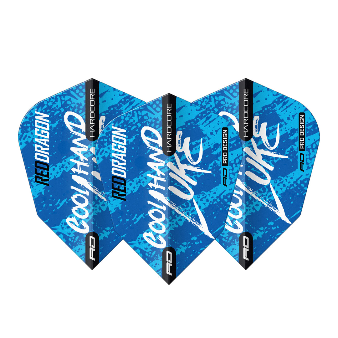 Luke Humphries World Champion Blue V-Standard Dart Flights by Red Dragon