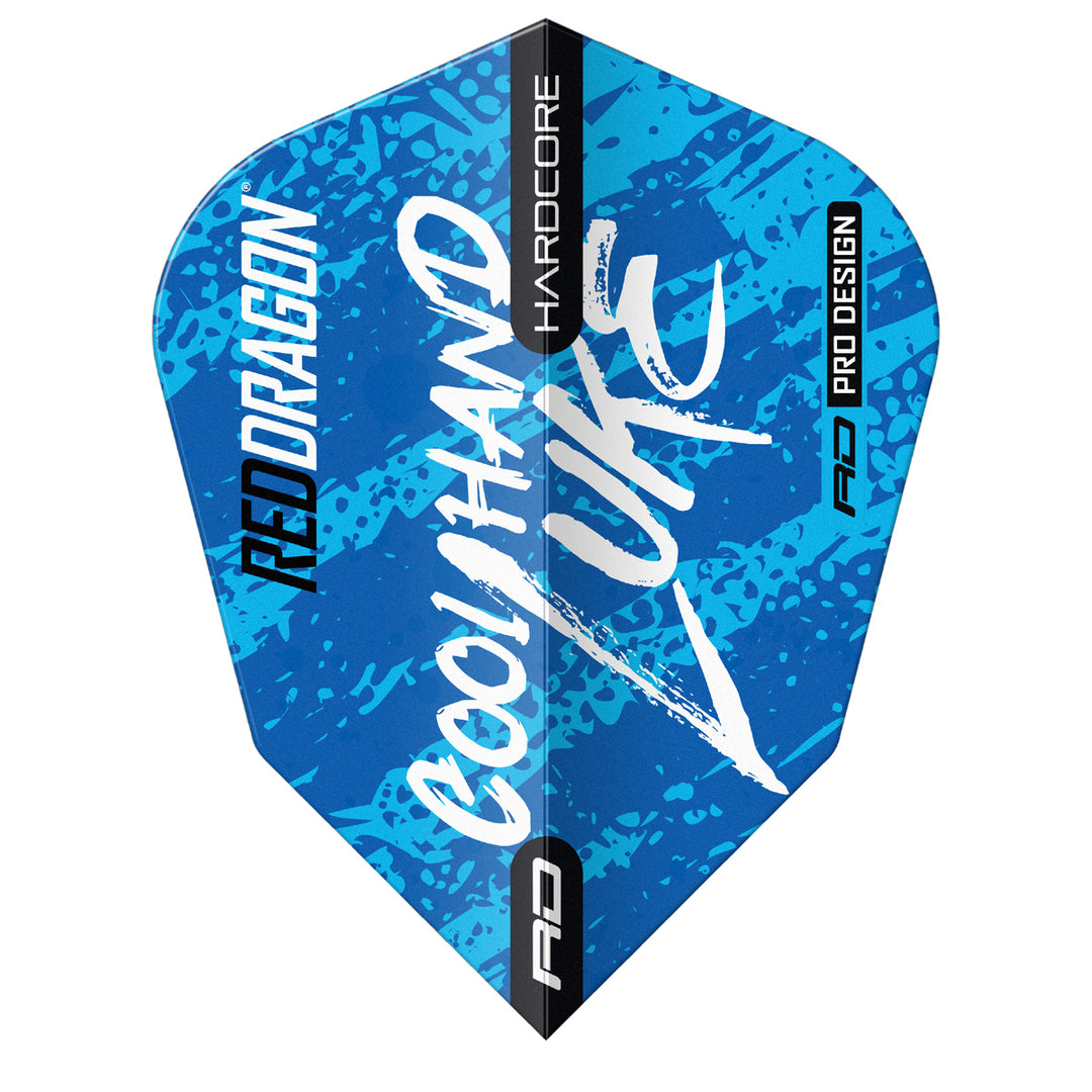 Luke Humphries World Champion Blue V-Standard Dart Flights by Red Dragon