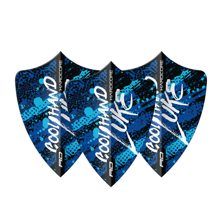 Luke Humphries World Champion Blue Freestyle Dart Flights by Red Dragon